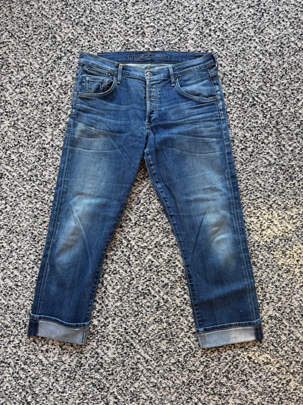 Citizens of Humanity Denim Jeans - Blue Emerson Cuffed